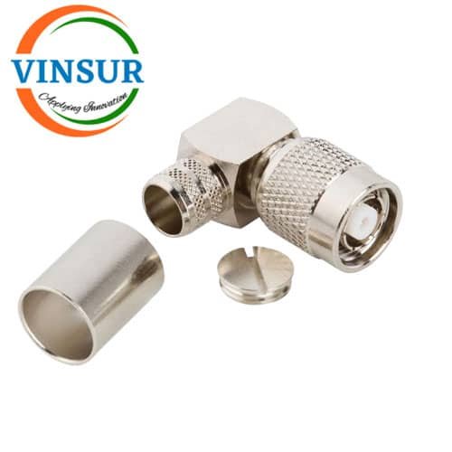 11A12017-RF-CONNECTOR-50-OHMS-RP-TNC-MALE-RIGHT-ANGLE-CRIMP-TYPE-LMR-400-CABLE.jpg 11A12017 -- RF CONNECTOR - 50 OHMS , RP TNC MALE , RIGHT ANGLE , CRIMP TYPE , LMR-400 CABLE - Image 1