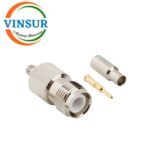 11A21014 -- RF CONNECTOR - 50 OHMS , RP TNC FEMALE , STRAIGHT, CRIMP TYPE , RG316, RG174, RG188, LMR100 CABLE