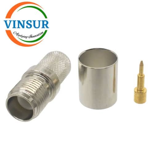 11A21017-RF-CONNECTOR-50-OHMS-RP-TNC-FEMALE-STRAIGHT-CRIMP-TYPE-LMR-400-CABLE1.jpg 11A21017 -- RF CONNECTOR - 50 OHMS , RP TNC FEMALE , STRAIGHT , CRIMP TYPE , LMR-400 CABLE - Image 1