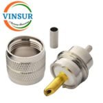 11C11014 -- RF CONNECTOR - 50 OHMS , UHF MALE , STRAIGHT , CRIMP TYPE , RG316,174 CABLE - Image 2