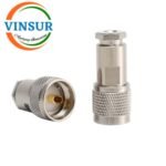11C11025 -- RF CONNECTOR - 50 OHMS , UHF MALE , STRAIGHT ,  CLAMP TYPE , RG58,142 CABLE