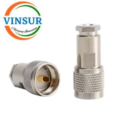 11C11025 -- RF CONNECTOR - 50 OHMS , UHF MALE , STRAIGHT ,  CLAMP TYPE , RG58,142 CABLE