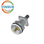 11C11416 -- RF CONNECTOR - 50 OHMS , UHF MALE , STRAIGHT , 4 HOLE FLANGE , CRIMP TYPE , LMR-240 CABLE - Image 2