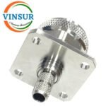 11C11416 -- RF CONNECTOR - 50 OHMS , UHF MALE , STRAIGHT , 4 HOLE FLANGE , CRIMP TYPE , LMR-240 CABLE - Image 3