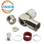 11C12027 -- RF CONNECTOR - 50 OHMS , UHF MALE , RIGHT ANGLE , CLAMP TYPE , LMR-400 CABLE - Image 3