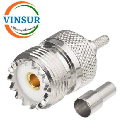 11C21014 -- RF CONNECTOR - 50 OHMS , UHF FEMALE , STRAIGHT , CRIMP TYPE , RG316,174 CABLE