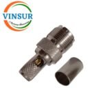 11C21017 -- RF CONNECTOR - 50 OHMS , UHF FEMALE , STRAIGHT , CRIMP TYPE , LMR-400 CABLE - Image 2