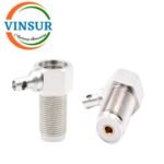 11C22235 -- RF CONNECTOR - 50 OHMS , UHF FEMALE , RIGHT ANGLE , BULKHEAD REAR MOUNT , SOLDER TYPE , RG58,142 CABLE - Image 2