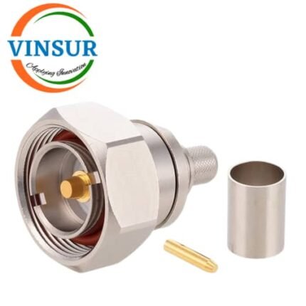 11D1101O -- RF CONNECTOR - 50OHMS , 7.16 MALE , STRAIGHT , CRIMP TYPE , RG213 CABLE