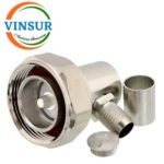 11D12017 -- RF CONNECTOR -  50OHMS , 7.16 MALE , RIGHT ANGLE , CRIMP TYPE , LMR-400 CABLE