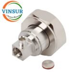 11D1203D -- RF CONNECTOR - 50OHMS , 7.16 MALE , RIGHT ANGLE , SOLDER TYPE , RG402 CABLE - Image 2