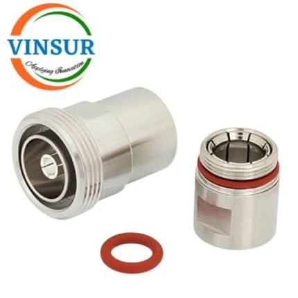 11D21029 -- RF CONNECTOR - 50OHMS , 7/16 FEMALE , STRAIGHT , CLAMP TYPE , 1/2 INCH FLEXIBLE CABLE