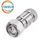 11E11029-- RF CONNECTOR - 50OHMS , 4.3-10 MALE , STRAIGHT , CLAMP TYPE , 1-2 INCH FEEDER CABLE