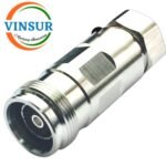 11E2102J -- RF CONNECTOR - 50OHMS , 4.3-10 FEMALE , STRAIGHT , CLAMP TYPE , 1-2 INCH SUPER FLEXIBLE CABLE