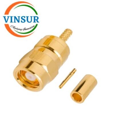 11F11012 -- RF CONNECTOR - 50 OHMS , SMC MALE , STRAIGHT , CRIMP TYPE , RG178 CABLE