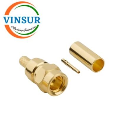 11F11014 -- RF CONNECTOR - 50 OHMS , SMC MALE , STRAIGHT , CRIMP TYPE , RG316,174 CABLE