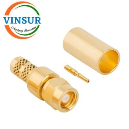 11F11015 -- RF CONNECTOR - 50 OHMS , SMC MALE , STRAIGHT , CRIMP TYPE , RG58,142 CABLE
