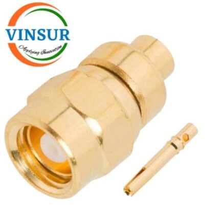 11F1103C -- RF CONNECTOR - 50 OHMS , SMC MALE , STRAIGHT , SOLDER TYPE , 405(0.086) CABLE