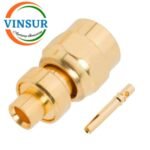 11F1103C -- RF CONNECTOR - 50 OHMS , SMC MALE , STRAIGHT , SOLDER TYPE , 405(0.086) CABLE - Image 2
