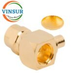 11F1203C -- RF CONNECTOR - 50 OHMS , SMC MALE , RIGHT ANGLE , SOLDER TYPE , RG405(0.086) CABLE - Image 2