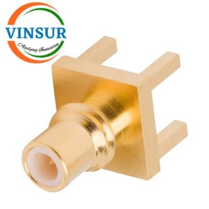 11F21040 -- RF CONNECTOR - 50 OHMS , SMC FEMALE , STRAIGHT , PCB-THROUGH HOLE
