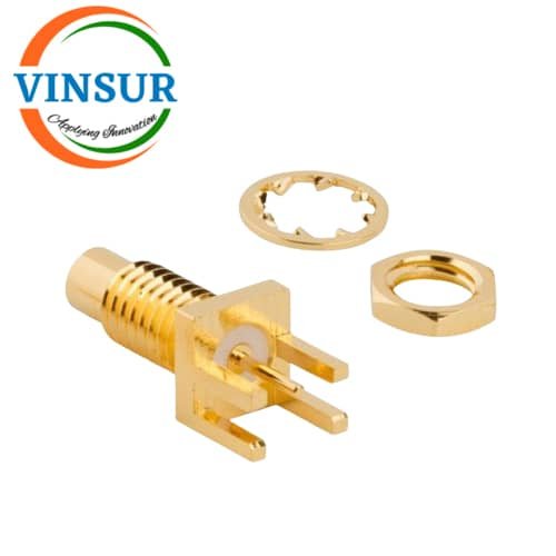 11F21250-RF-CONNECTOR-50-OHMS-SMC-FEMALE-STRAIGHT-BULKHEAD-REAR-MOUNT-PCB-EDGE-MOUNT.jpg 11F21250 -- RF CONNECTOR - 50 OHMS , SMC FEMALE , STRAIGHT , BULK HEAD REAR MOUNT , PCB-EDGE MOUNT - Image 1
