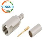 11H11015 -- RF CONNECTOR - 50 OHMS ,FME MALE , STRAIGHT , CRIMP TYPE , RG58  RG142  LMR195 CABLE
