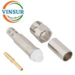 11H21015 --RF CONNECTOR - 50 OHMS ,FME FEMALE , STRAIGHT , CRIMP TYPE , RG58  RG142  LMR195 CABLE