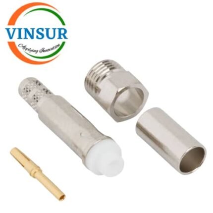 11H21015 --RF CONNECTOR - 50 OHMS ,FME FEMALE , STRAIGHT , CRIMP TYPE , RG58  RG142  LMR195 CABLE