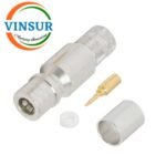 11J11017 -- RF CONNECTOR - 50 OHMS , QMA MALE , STRAIGHT,CRIMP TYPE,LMR400