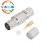 11J11017 -- RF CONNECTOR - 50 OHMS , QMA MALE , STRAIGHT,CRIMP TYPE,LMR400 - Image 2