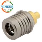 11J1101C -- RF CONNECTOR - 50 OHMS , QMA MALE , STRAIGHT , SOLDER TYPE , RG405 (0.086 INCH)  CABLE
