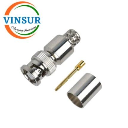 11K11017 -- RF CONNECTOR - 50OHMS , RP BNC MALE , STRAIGHT , CRIMP TYPE , LMR-400 CABLE