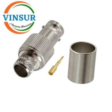 11K21017 -- RF CONNECTOR - 50OHMS , RP BNC FEMALE , STRAIGHT , CRIMP TYPE , LMR-400 CABLE