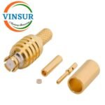 11L11012 -- RF CONNECTOR - 50 OHMS , SMP MALE , STRAIGHT , CRIMP TYPE , RG178 CABLE