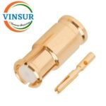 11L1103C -- RF CONNECTOR - 50 OHMS , SMP MALE , STRAIGHT , SOLDER TYPE , RG405(0.086) CABLE