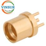 11L11040 -- RF CONNECTOR - 50 OHMS , SMP MALE , STRAIGHT , PCB-THROUGH HOLE