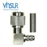 Mini UHF ML R/A Cr RG 58 50 Ω