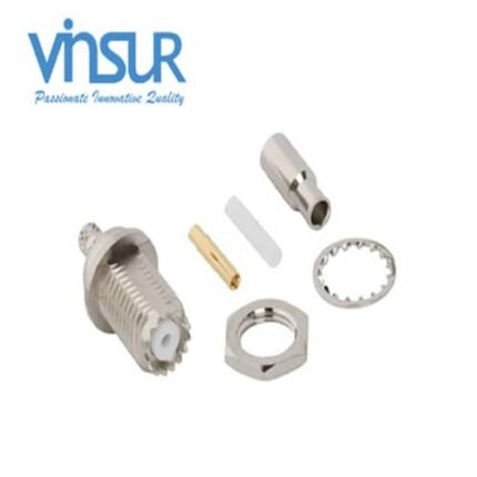 Mini UHF FML Str Bkhd Cr RG 316 50 Ω