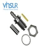 Mini UHF FML Str Bkhd Cr RG 58 50 Ω