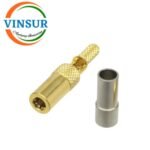 11V11014 -- RF CONNECTOR - 50 OHMS ,SSMB MALE , STRAIGHT , CRIMP TYPE , RG316,174 CABLE