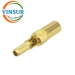 11V11014 -- RF CONNECTOR - 50 OHMS ,SSMB MALE , STRAIGHT , CRIMP TYPE , RG316,174 CABLE - Image 2