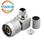 11V12017 -- RF CONNECTOR - 50OHMS , RP N MALE , RIGHT ANGLE ,  CRIMP TYPE , LMR-400 CABLE