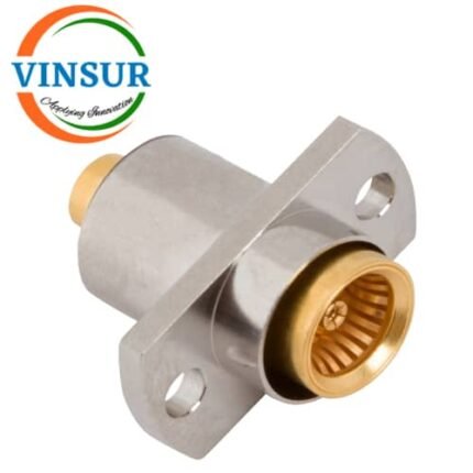 11V2133D -- RF CONNECTOR -- 50OHMS , BMA FEMALE , STRAIGHT , 2 HOLE FLANGE , SOLDER TYPE , 0.141 CABLE