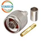 11W11016 -- RF CONNECTOR - 50OHMS , RP N MALE , STRAIGHT , CRIMP TYPE , LMR-240 CABLE