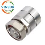 11W1102A -- RF CONNECTOR - 50OHMS , DIN MALE , STRAIGHT , CLAMP TYPE , 7-8INCH FEEDER  CABLE