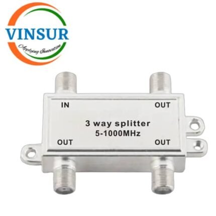 VSW-3PS-FF -- 1:3WAY RF POWER SPLITTER/COMBINER 5-1000MHZ F FEMALE