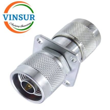 41114111 -- RF ADAPTERS - 50OHMS , N MALE , STRAIGHT , TO N MALE STARIGHT 4-HOLE FLANGE ADAPTERS