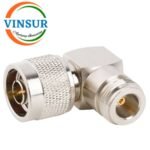 41110122-- RF ADAPTER - 50 OHMS, N-TYPE MALE TO N-TYPE FEMALE RIGHT ANGLE ADAPTERS