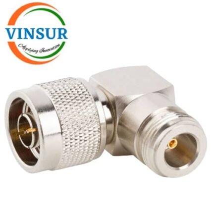 41110122-- RF ADAPTER - 50 OHMS, N-TYPE MALE TO N-TYPE FEMALE RIGHT ANGLE ADAPTERS